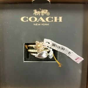 3pc. Coach ring set
